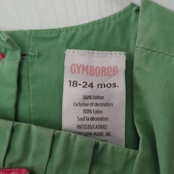 Gymboree green ladybug dress Sz 12-18 month - Picture 3 of 4